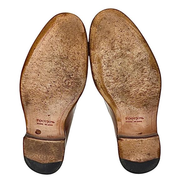 FootJoy Classics Brown Leather Tassel Loafers Made in USA 75499 Men Size 11.5 B - Picture 3 of 9